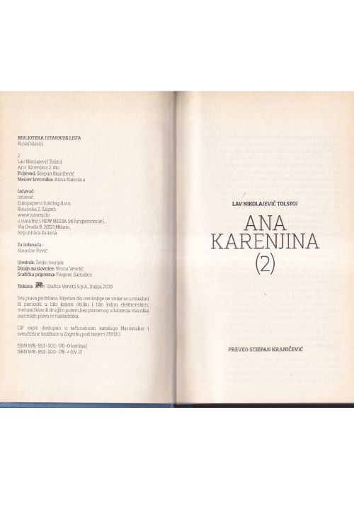 Ana Karenjina 1 - 2 - Lav Nikolajevič Tolstoj