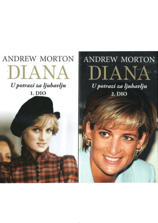 Diana, u potrazi za ljubavlju - Andrew Morton, naslovnica knjige.