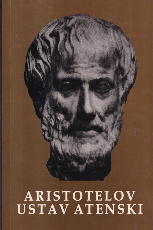Aristotelov ustav atenski - Aristotel, naslovnica knjige
