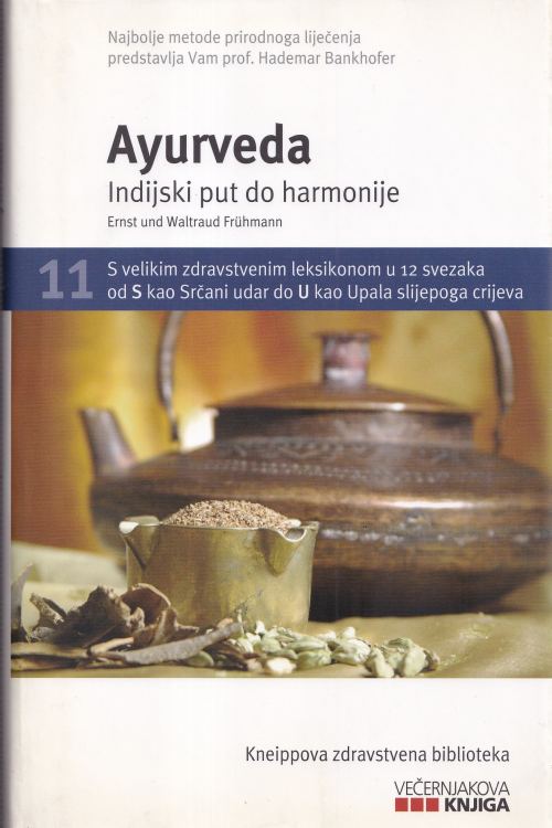 Ayurveda: Indijski put do harmonije - Hademar Bankhofer, naslovnica knjige