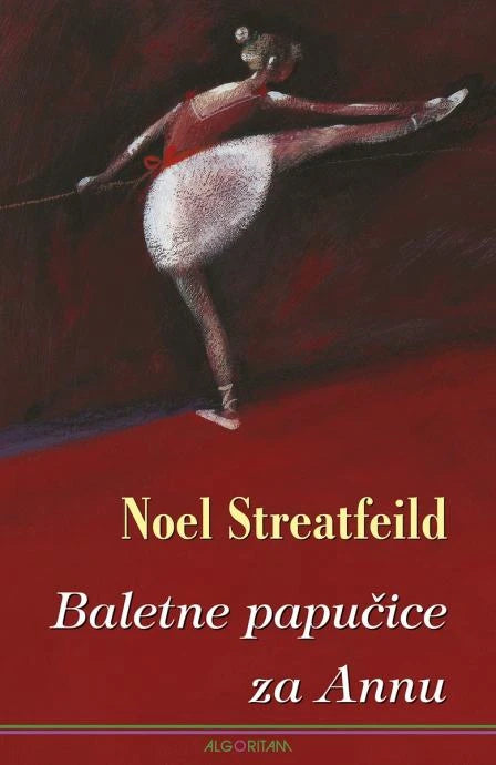 Baletne papučice za Anu, Noel Streatfeild, ilustracija djevojčice u baletnoj haljini i papučicama.