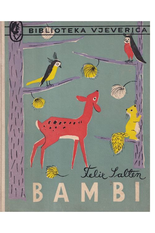 Bambi - Felix Salten, naslovnica knjige