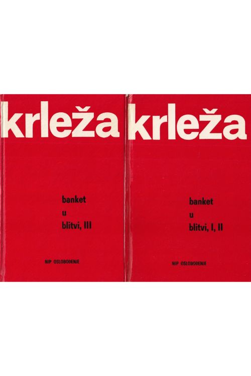 Banket u blitvi 1-3 - Miroslav Krleža, naslovnica knjige