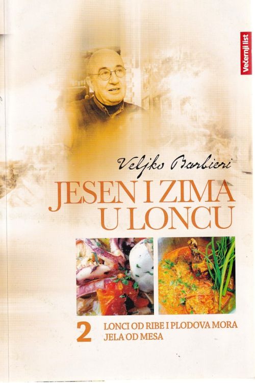 Jesen i zima u loncu 2 - Veljko Barbieri, naslovnica knjige