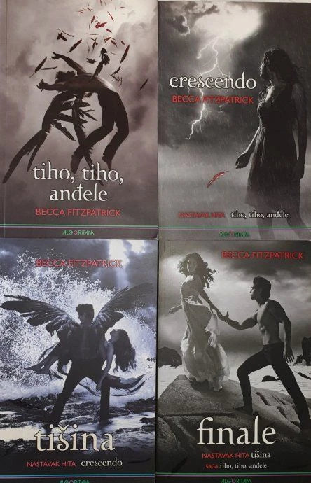 Tiho, tiho anđele | Crescendo | Tišina | Finale - Becca Fitzpatrick, naslovnica knjige