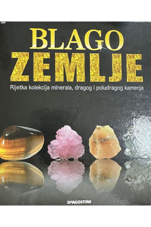 Blago zemlje: rijetka kolekcija minerala, dragog i poludragog kamenja, naslovnica knjige