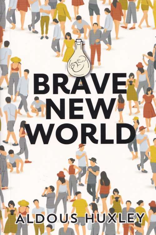 Brave New World - Aldous Huxley, naslovnica knjige
