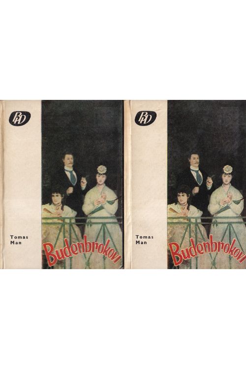 Budenbrokovi 1 - 2 - Thomas Mann, naslovnica knjige