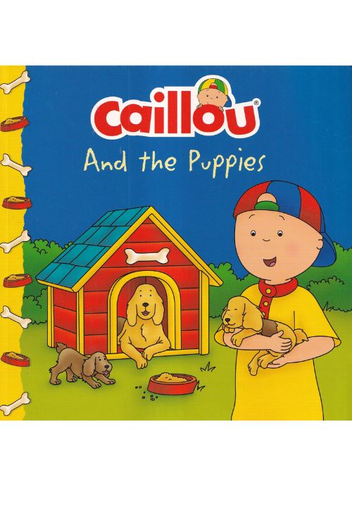 Caillou And The Puppies, naslovnica knjige