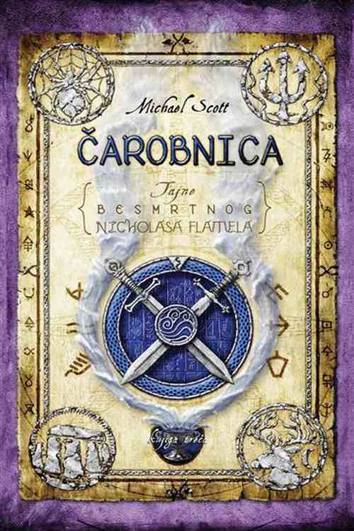 Čarobnica - Michael Scott, naslovnica knjige