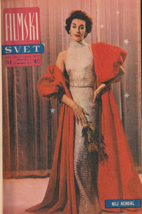 Časopis Filmski svet br. 151-200/1957-1958, naslovnica časopisa