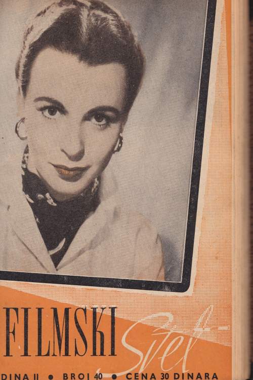 Časopis Filmski svet br. 1-50/1954, naslovnica časopisa