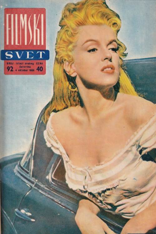 Časopis Filmski svet br. 92-150/1956-1957, naslovnica časopisa
