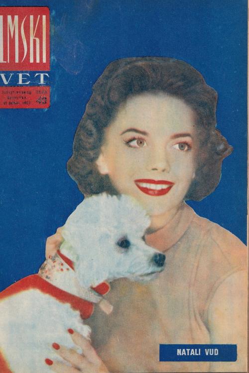 Časopis Filmski svet br. 92-150/1956-1957, naslovnica časopisa