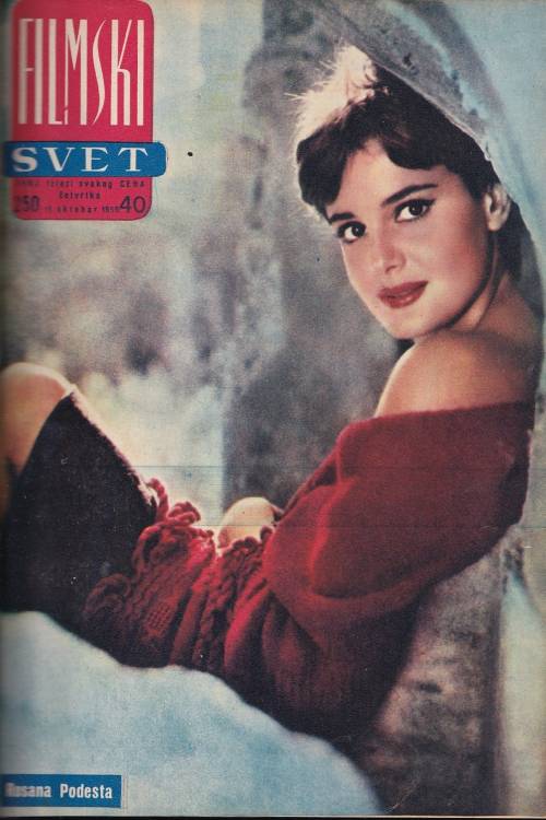 Časopis Filmski svet br. 226-250/1958-1959, naslovnica časopisa