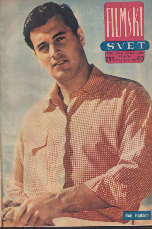 Časopis Filmski svet br. 251-300/1958-1960, naslovnica časopisa