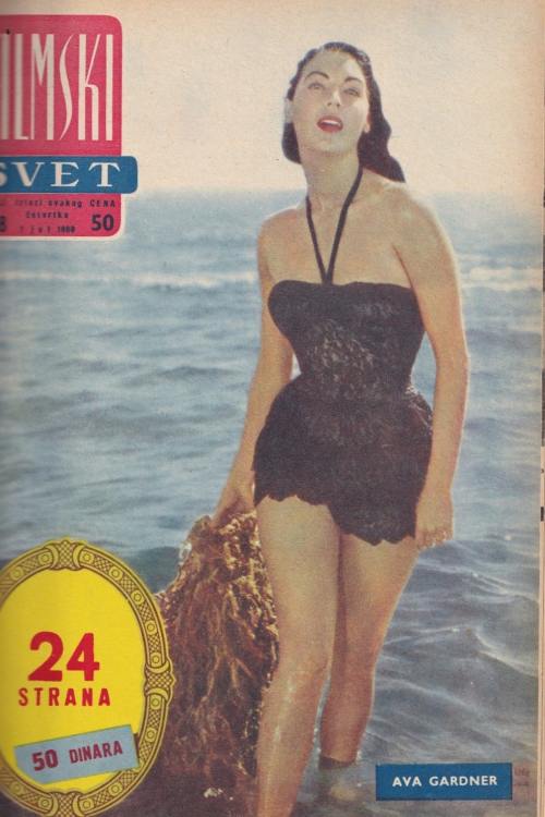 Časopis Filmski svet br. 251-300/1958-1960, naslovnica časopisa