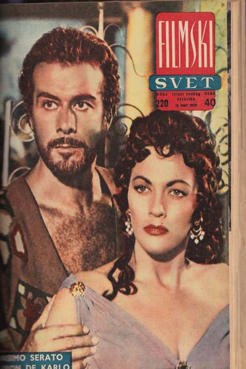 Časopis Filmski svet br. 201-225/1958-1959, naslovnica časopisa
