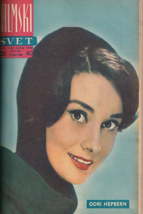 Časopis Filmski svet br. 201-225/1958-1959, naslovnica časopisa