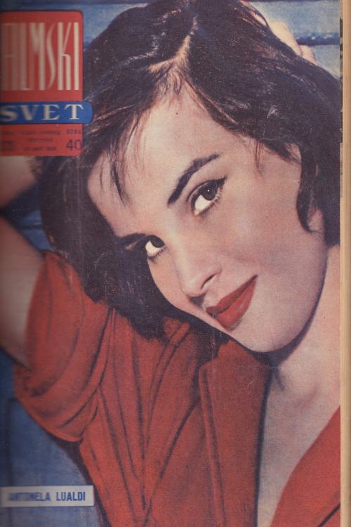 Časopis Filmski svet br. 151-200/1957-1958, naslovnica časopisa