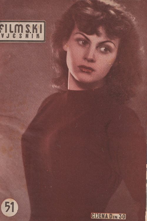 Časopis Filmski vjesnik br.51-100/1951-1956, naslovnica časopisa
