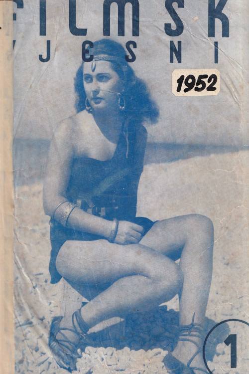 Časopis Filmski vjesnik br.1-50/1952-1954, naslovnica časopisa