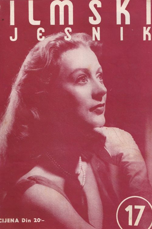 Časopis Filmski vjesnik br.1-50/1952-1954, naslovnica časopisa