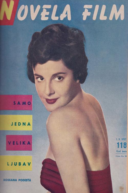 Časopis Novela film br. 101-150/1957-1959, naslovnica.