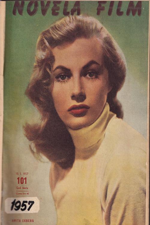 Časopis Novela film br. 101-150/1957-1959, naslovnica.
