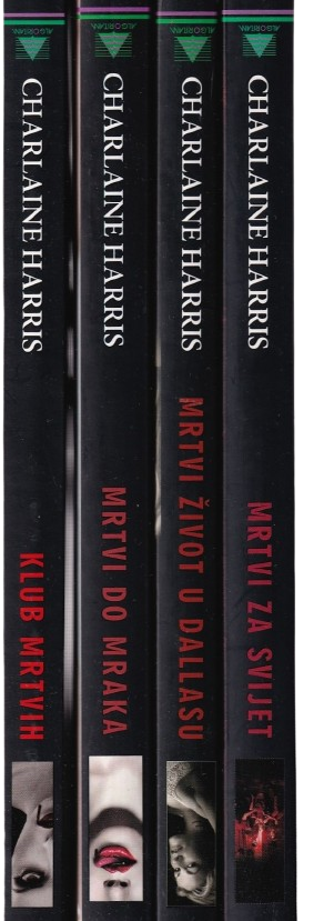Serijal o Sookie Stackhouse I-IV - Charlaine Harris, hrbat knjige