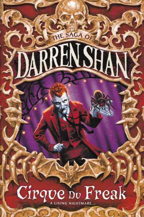 Cirque du Freak - Darren Shan, naslovnica knjige