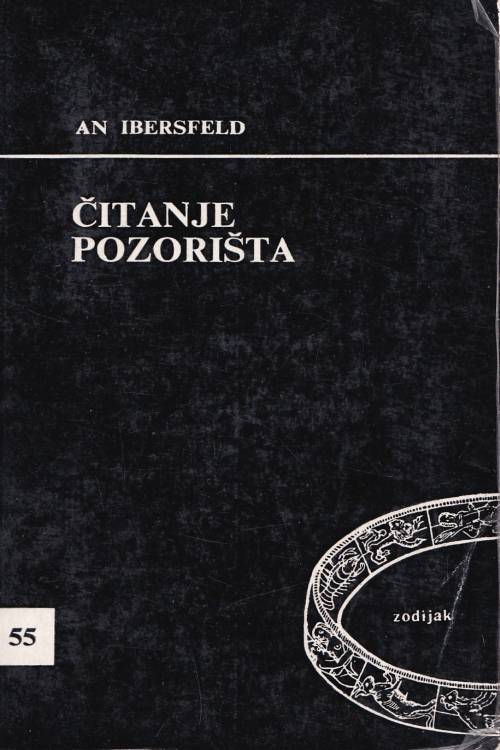 Čitanje pozorišta - Anne Ubersfeld, naslovnica knjige