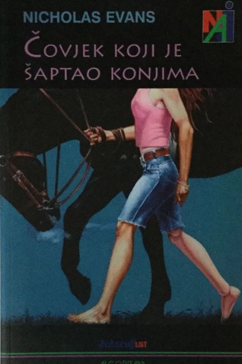 Čovjek koji je šaptao konjima - Nicholas Evans, naslovnica knjige