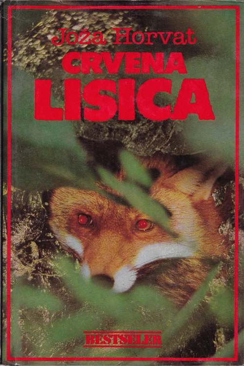 Crvena lisica - Joža Horvat, naslovnica knjige