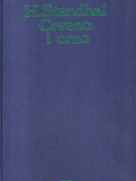 Crveno i crno - Frederic de Stendhal, naslovnica knjige