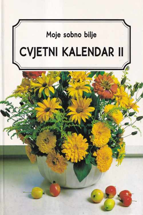 Moje sobno bilje: Cvjetni kalendar 2, naslovnica knjige