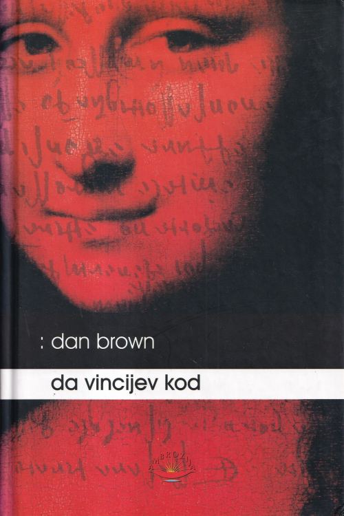 Da Vincijev kod - Dan Brown, naslovnica knjige