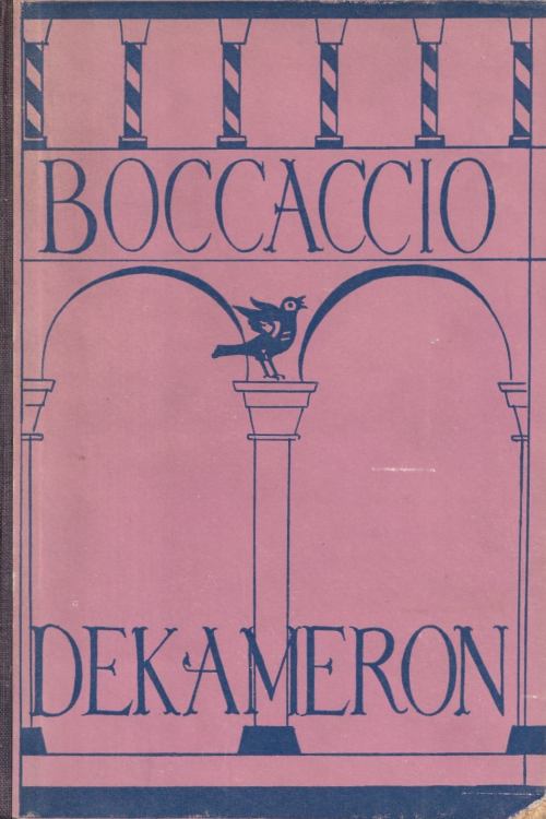 Boccaccio, Dekameron - naslovnica knjige