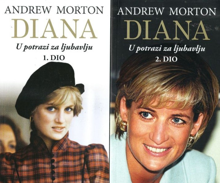 Diana, u potrazi za ljubavlju - Andrew Morton, naslovnica knjige.