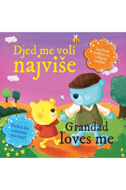 Djed me voli najviše | Grandad loves me, naslovnica knjige