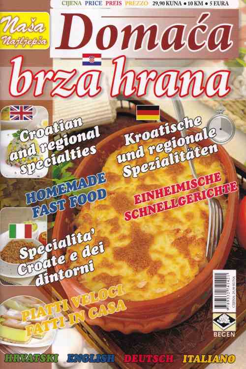 Naša najljepša domaća brza hrana - Nada Dostanić, naslovnica knjige