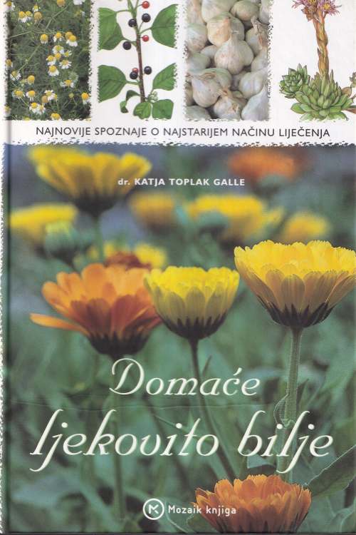Domaće ljekovito bilje - Katja Toplak Galle, naslovnica knjige