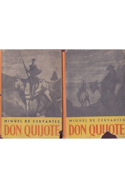 Don Quijote 1-2 - Miguel de Cervantes, naslovnica knjige