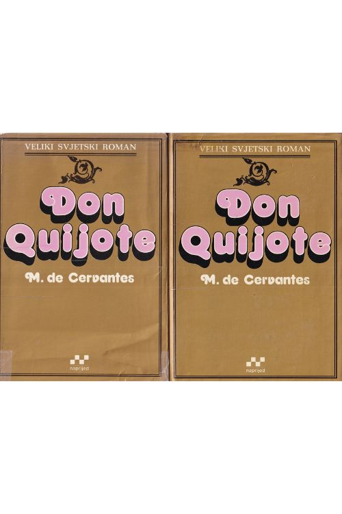 Knjiga Don Quijote, autor Miguel de Cervantes - naslovnica knjige