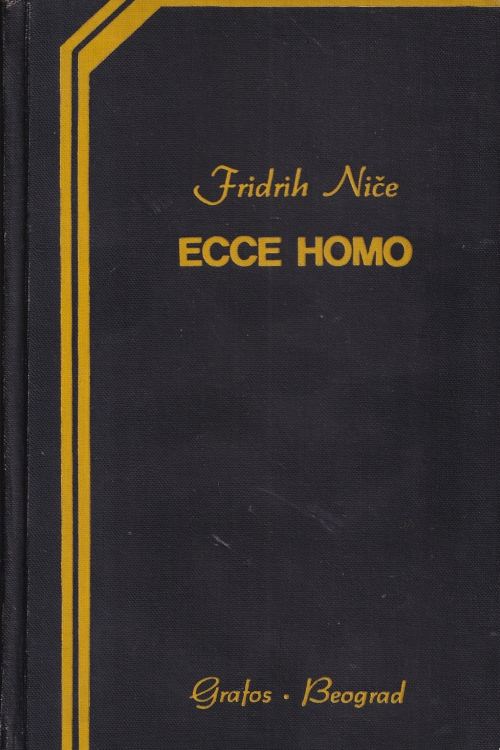 Ecce homo - Friedrich Nietzsche, naslovnica knjige