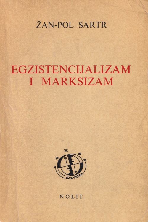 Egzistencijalizam i marksizam - Jean Paul Sartre, naslovnica knjige