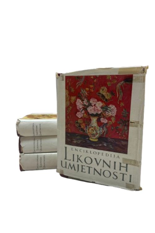 Naslovnica 4 sveska enciklopedije likovnih umjetnosti