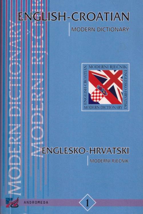 Englesko - hrvatski moderni rječnik - Damir Kalodjera, naslovnica knjige
