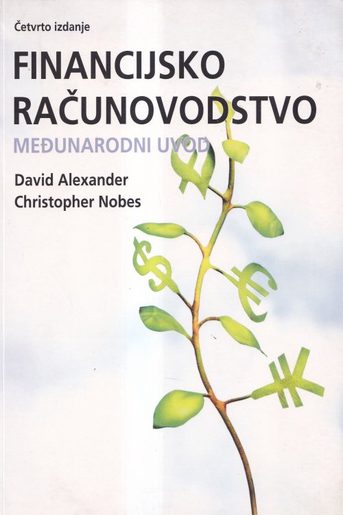Financijsko računovodstvo: međunarodni uvod - David Alexander | Christopher Nobes, naslovnica knjige