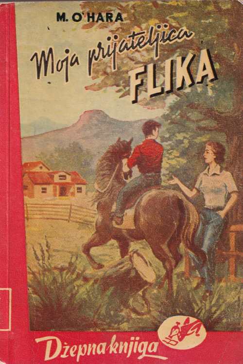 Moja prijateljica Flika - Mery O'hara, naslovnica knjige